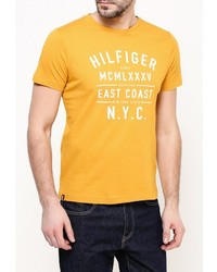 Мужская желтая футболка от Tommy Hilfiger
