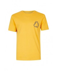 Мужская желтая футболка от Topman