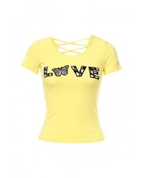 Женская желтая футболка от Zeza