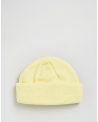 Мужская желтая шапка от Asos