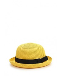 Женская желтая шляпа