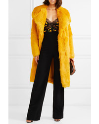 Желтая шуба от Michael Kors Collection