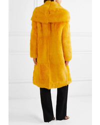 Желтая шуба от Michael Kors Collection