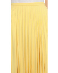 Желтая юбка-миди со складками от J.W.Anderson