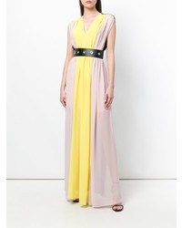 Желтое вечернее платье со складками от Liu Jo