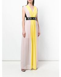 Желтое вечернее платье со складками от Liu Jo