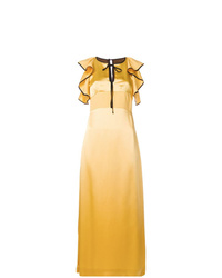 Желтое вечернее платье от Alexa Chung