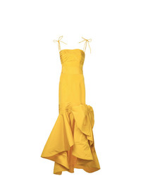 Желтое вечернее платье от Bambah