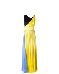 Желтое вечернее платье от Fausto Puglisi