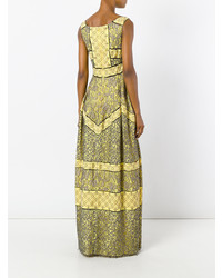 Желтое вечернее платье от Talbot Runhof