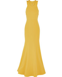 Желтое вечернее платье от Rebecca Vallance