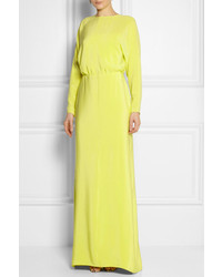 Желтое вечернее платье от Valentino