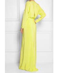 Желтое вечернее платье от Valentino