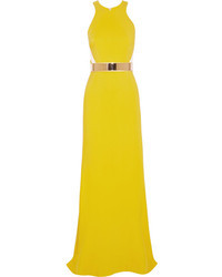 Желтое вечернее платье от Stella McCartney