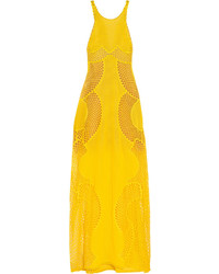 Желтое вечернее платье от Stella McCartney