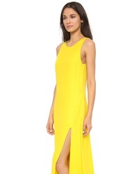 Желтое вечернее платье от Jenni Kayne