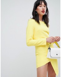 Желтое коктейльное платье от UNIQUE21