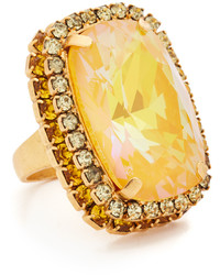 Желтое кольцо от Elizabeth Cole