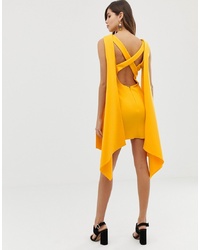 Желтое облегающее платье от ASOS DESIGN