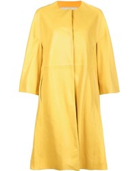 Женское желтое пальто от ADAM by Adam Lippes