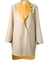 Женское желтое пальто от Agnona