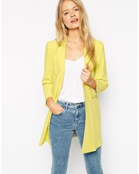 Женское желтое пальто от Asos