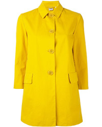 Женское желтое пальто от Aspesi