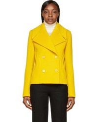 Женское желтое пальто от Carven