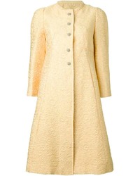 Женское желтое пальто от Dolce & Gabbana