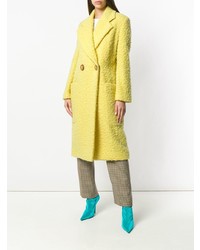Женское желтое пальто от Erika Cavallini