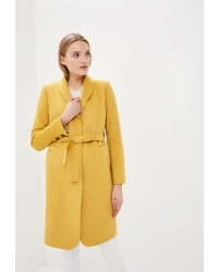 Женское желтое пальто от DuckyStyle