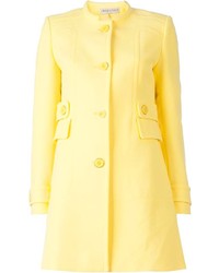 Женское желтое пальто от Emilio Pucci