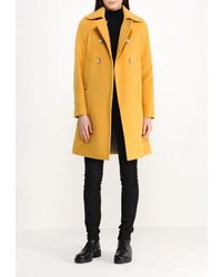 Женское желтое пальто от Fontana 2.0