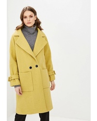 Женское желтое пальто от Fresh Cotton