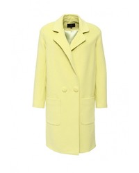 Женское желтое пальто от Grand Style