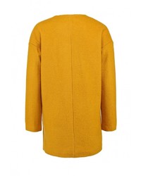 Женское желтое пальто от Ichi