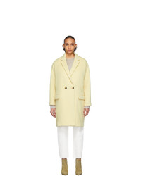 Женское желтое пальто от Isabel Marant