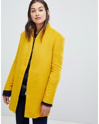 Женское желтое пальто от Jdy