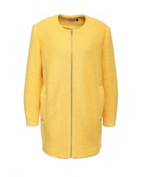 Женское желтое пальто от LAMANIA