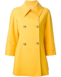 Женское желтое пальто от Michael Kors