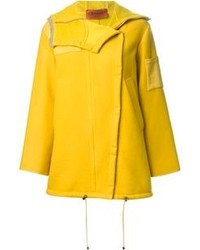 Женское желтое пальто от Missoni