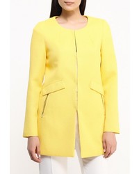 Женское желтое пальто от Morgan