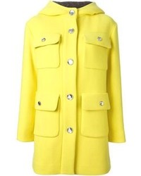Женское желтое пальто от Moschino Cheap & Chic