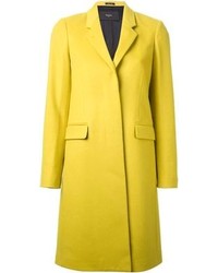Женское желтое пальто от Paul Smith