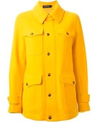 Женское желтое пальто от Polo Ralph Lauren
