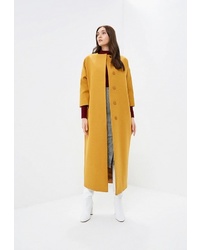 Женское желтое пальто от Ruxara
