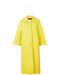 Женское желтое пальто от Sara Battaglia