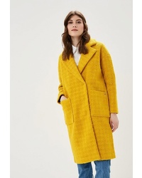 Женское желтое пальто от Top Secret