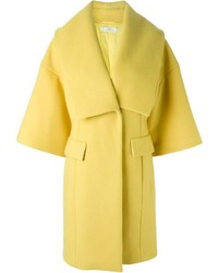 Женское желтое пальто от Versace