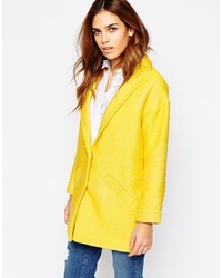 Женское желтое пальто от Warehouse